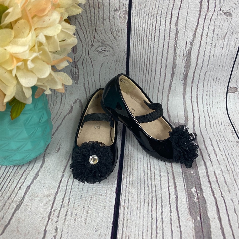 Children's Place Toddler Girls Shoes Black Size 4